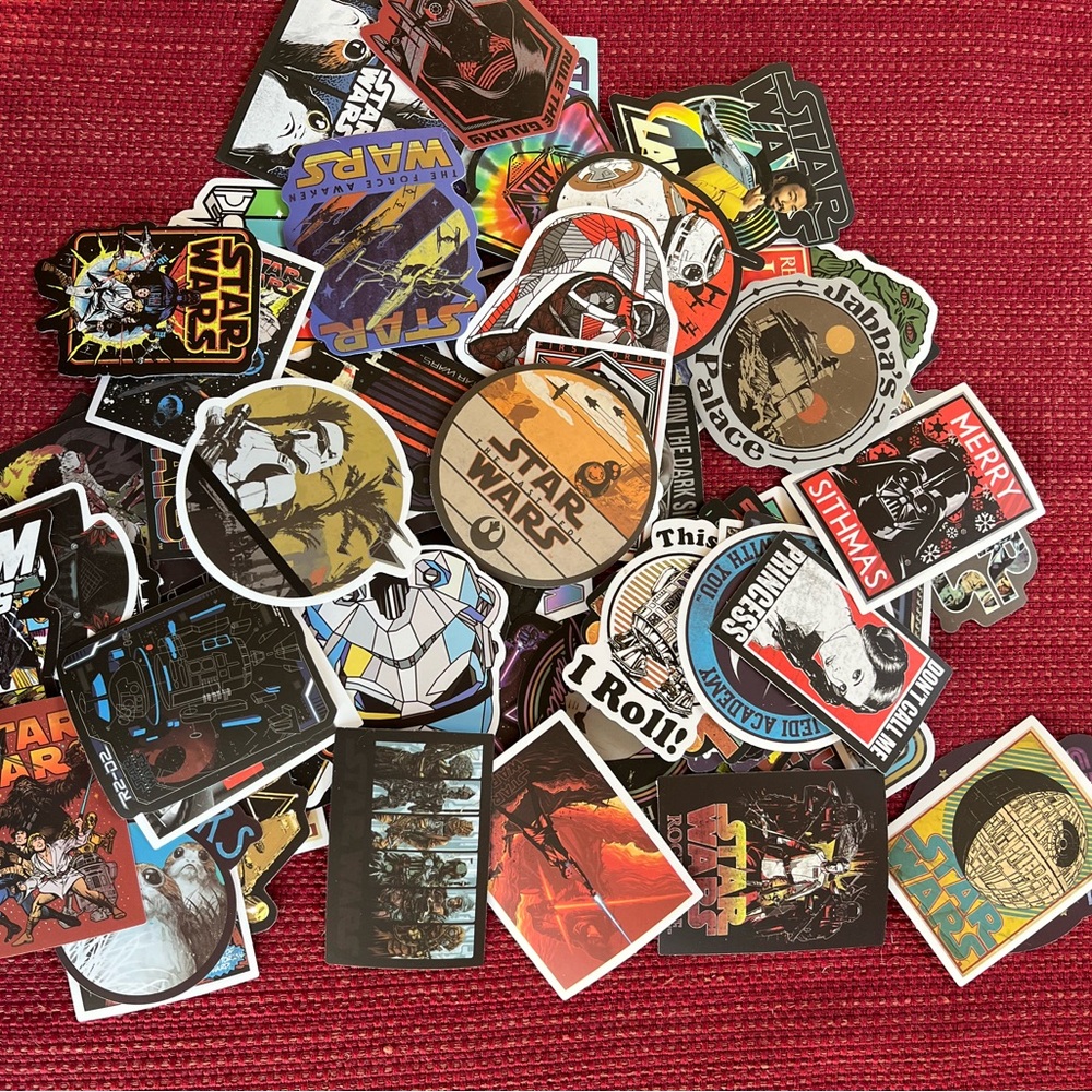 Star Wars stickers 100